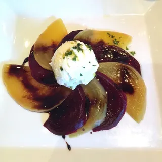 Roasted Beets and Goat
