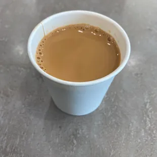 a cup of coffee