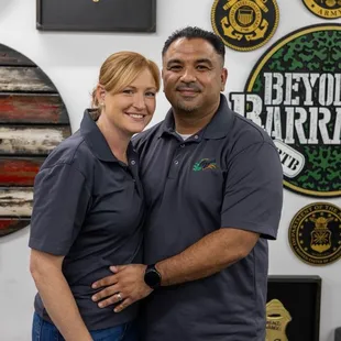 Miguel and Lisa from Miguel's Salsa Taqueria