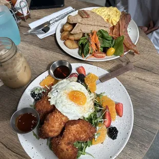 Chicken &amp; waffles