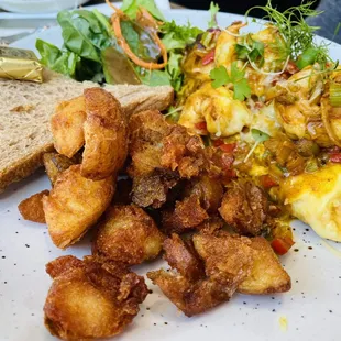 Shrimp Curry Scramble