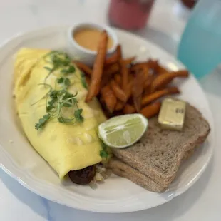 Tom Yum Crab Omelette