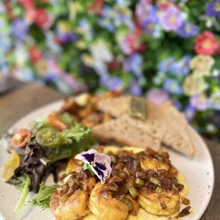 Shrimp Curry Scramble