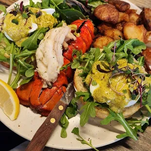 Lobster Tail Benedict