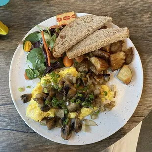 Mushroom & Truffle Scrambled