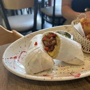 Cheesy Bacon Burrito