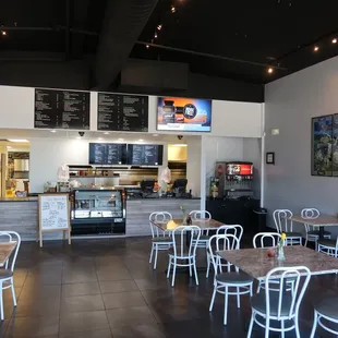 the interior of the restaurant