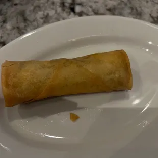 Fried egg rolls. Comes in 3 but already ate 2.