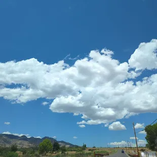 outside