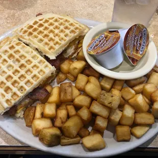 Waffle Sandwiches
