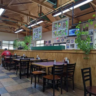 the interior of a restaurant