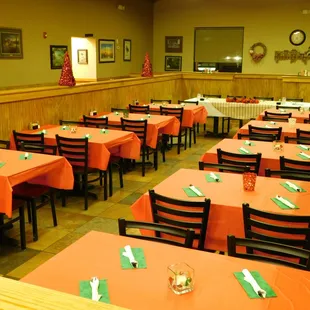 Preparing for an annual Christmas Catering