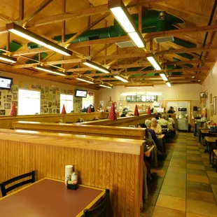 the interior of a restaurant