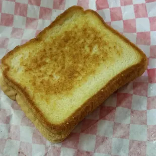 Grilled cheese for breakfast.
