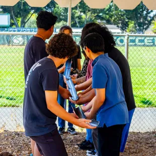 At the Challenge Center we have High Elements (climbing) as well as Low elements (facilitated team-building games)