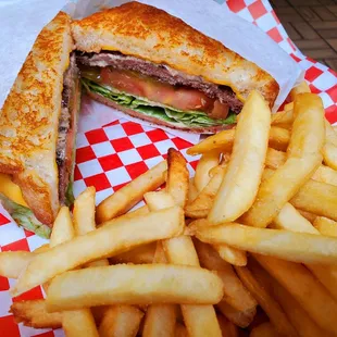 Grilled Sourdough Burger
