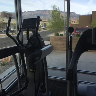 Nice view from exercise room!