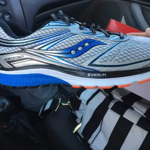 New shoes feel amazing.