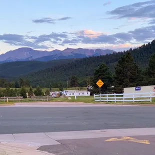 View from outside seating