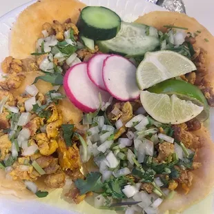 pollo tacos