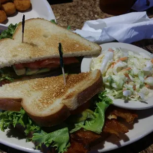 I ordered the Byrd BLT... great presentation,  fresh and yummy