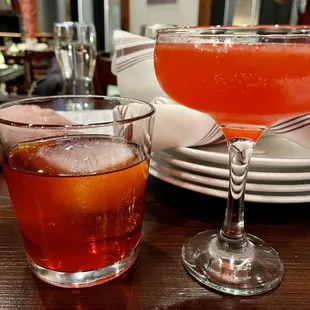 (L) Negroni (R) Garibaldi