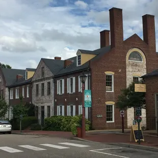 Next to these buildings