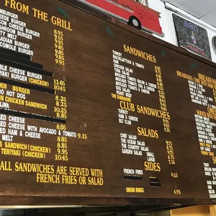 Update menu
