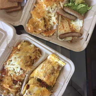 2 Eggs with Sausage