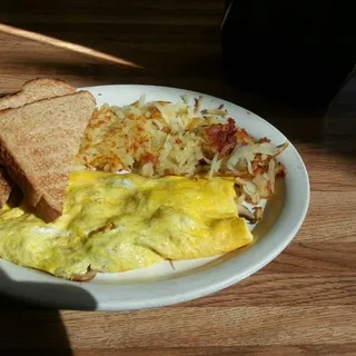 Mushroom and Cheese Omelet