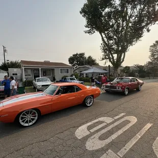 A view of the vehicles in it! Classics at their finest!