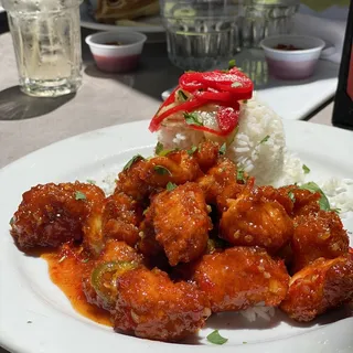 Jalapeno Sweet Chili Chicken Lunch