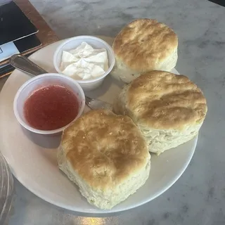 Additional Homemade Biscuit and Jam