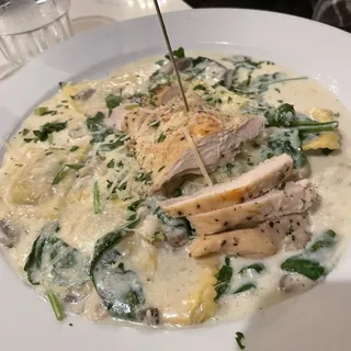 Mushroom Ravioli Dinner