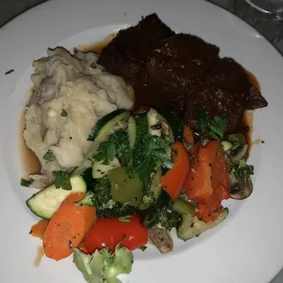 Briased Short Ribs Dinner