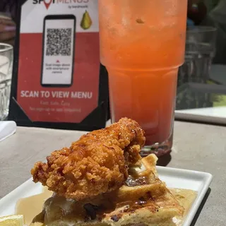 Petite Chicken and Waffles Lunch