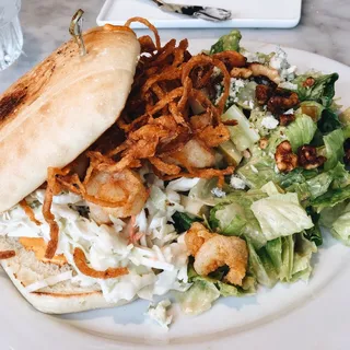 Shrimp Po'boy Sandwich Lunch