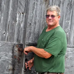 Bill Pearce, manager of field crops