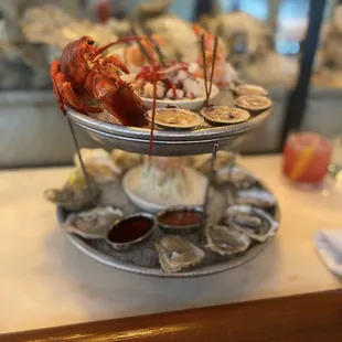 Seafood tower