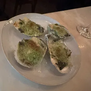 Oysters Rockefeller