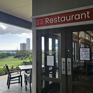 Head downstairs to the restaurant with gorgeous views.