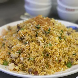 House Special Shrimp Fried Rice at Pearl Bay Restaurant in the Pacific Commons Shopping Center in Fremont.