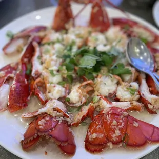 Substituted for steam lobsters