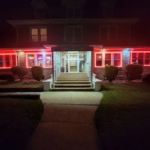 Restaurant entrance.