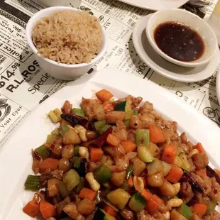 Kung Pao Chicken, and Happy Family