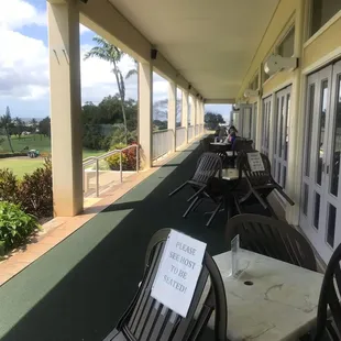 Pearl Country Club..1st floor Patio seating area..