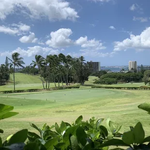 The view from the restaurant.