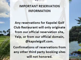 Kapolei Golf Club Restaurant