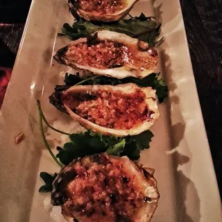 Wood Grilled East Coast Oysters