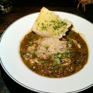 Braised Duck & Oyster Gumbo